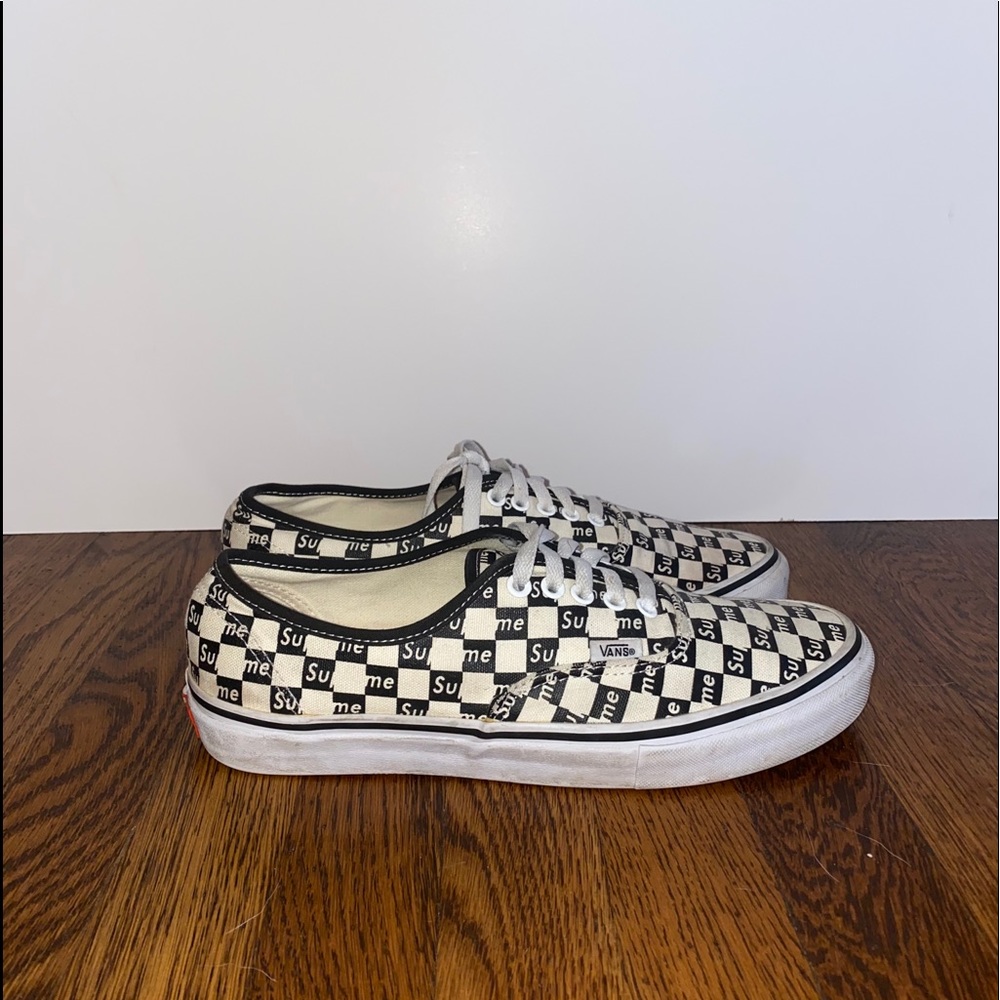 SUPREME Vans. Sz. 10.